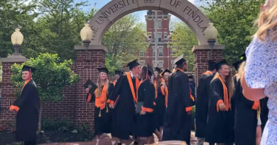 University Of Findlay Graduation And Arch Ceremony