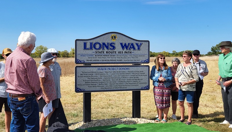 Bluffton Pathway Dedication