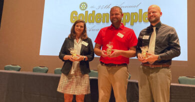 Teachers Honored During Findlay Rotary’s Golden Apple Awards