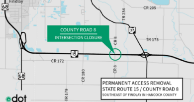 County Road 8 At State Route 15 To Permanently Close