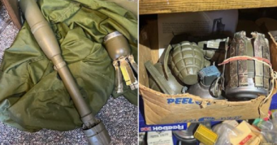 Bomb Squad Responds After Military Ordnance Found In Home