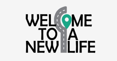 ‘Welcome To A New Life’ Holding Gift Card Drive