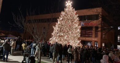 City Of Findlay Christmas Tree Lights Up