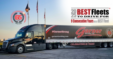 Garner Trucking Again Earns Prestigious Industry Honors