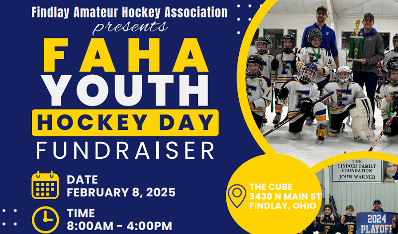 Youth Hockey Day Fundraiser Coming Up In Findlay