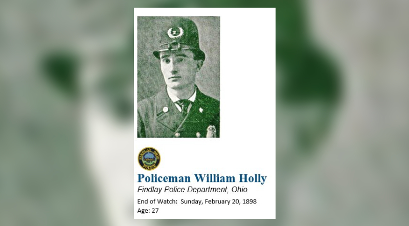 Findlay Police Department Remembers Fallen Officer