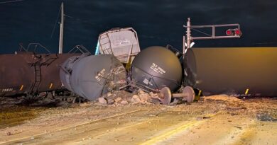 Train Derailment In Seneca County