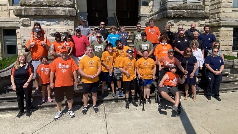 Special Olympics Law Enforcement Torch Run Held In Findlay
