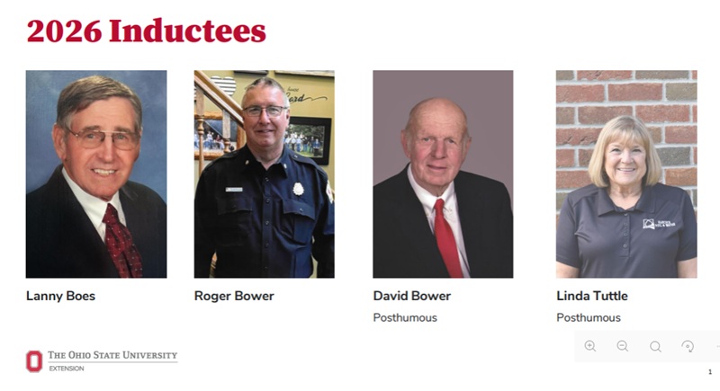Hancock County Agriculture Hall Of Fame 2026 Inductees