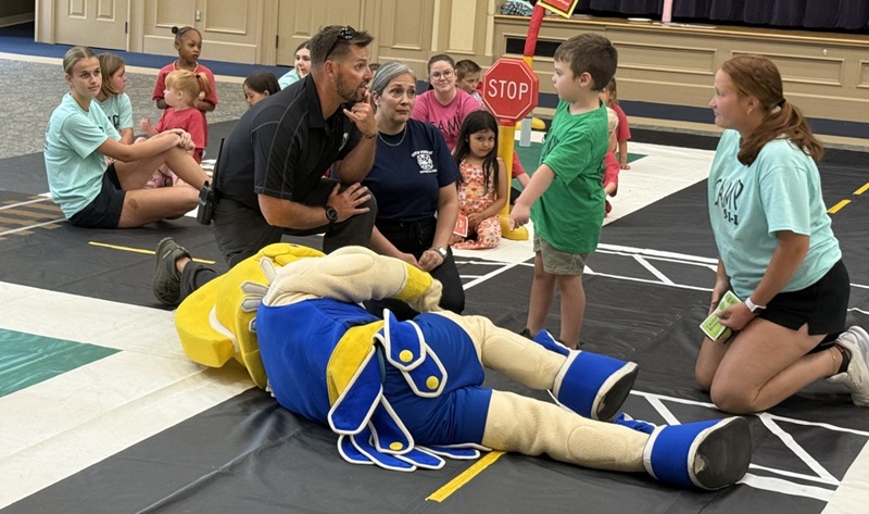 Tommy Trojan Suffers “Boo-Boo” at Camp 911