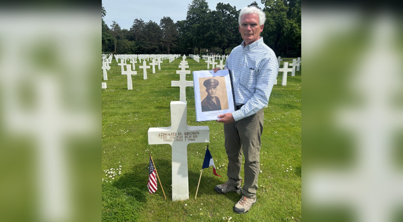 Congressman Honors Ohio Soldier Laid To Rest At Normandy