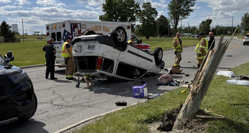 Rollover Crash In Findlay
