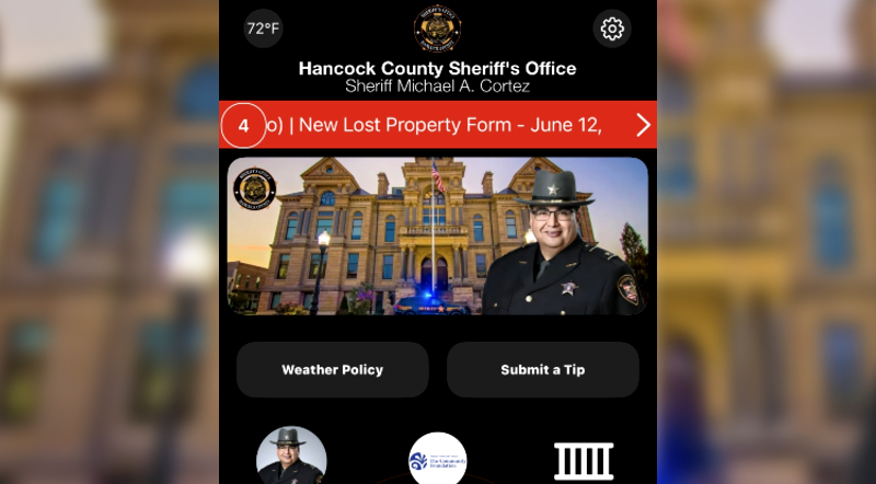 Sheriff’s Office Encourages Residents To Utilize Their App