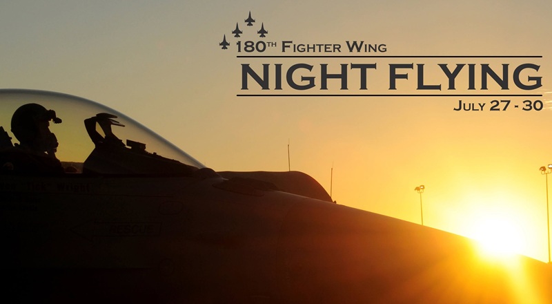 180th Fighter Wing Conducting Night Flying