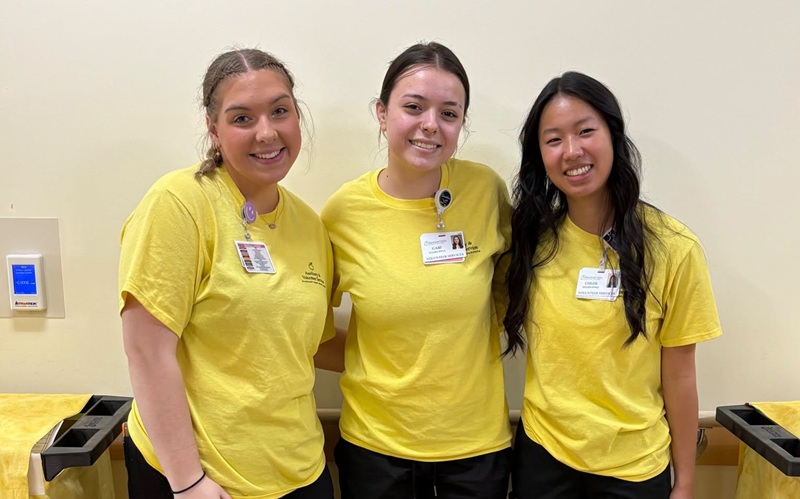 BVHS Golden Apple Volunteers Gain Hands-On Experience