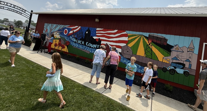 New Community Mural Celebrating Hancock County Dedicated