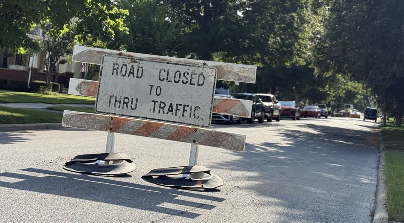 Intersection Closed Due To Utility Work