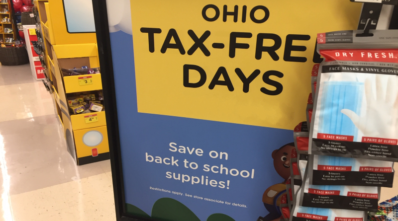 Ohio’s Sales Tax Holiday Coming Up
