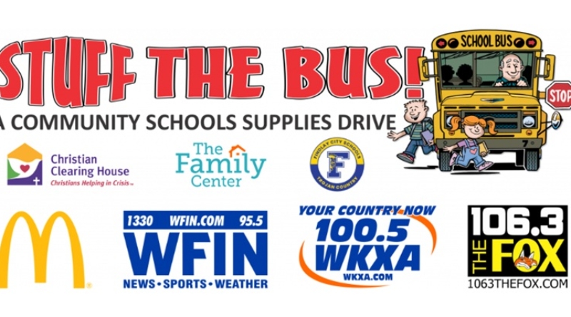 'Stuff The Bus' School Supplies Drive Coming Up