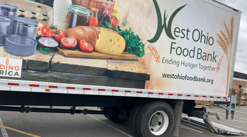 West Ohio Food Bank Holding Food Distribution